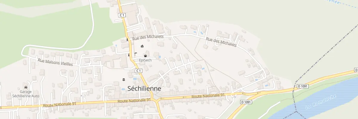 Plan du 119 Rue Lotissement du Clot à Séchilienne