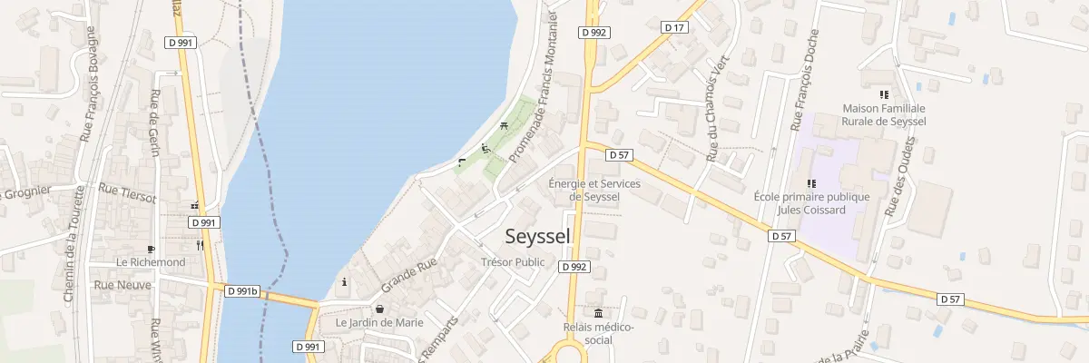 Plan du 3 Gr Grande Rue à Seyssel