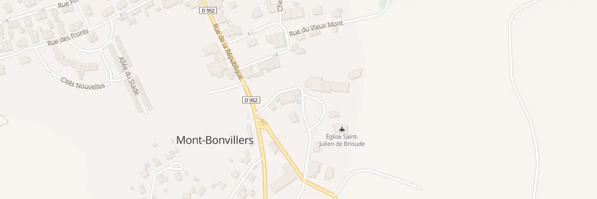 Plan du 6 Rue de l’Eglise à Mont-Bonvillers
