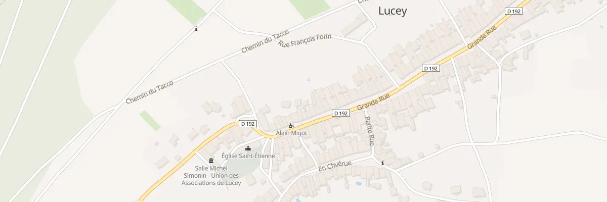 Plan du 102 Grande Rue à Lucey