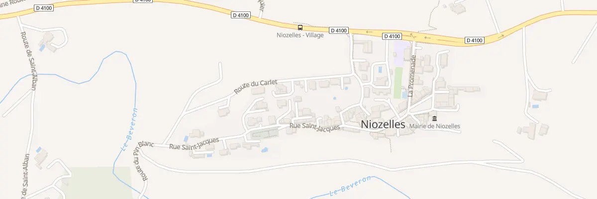 Plan du 5028 Ponchais à Niozelles