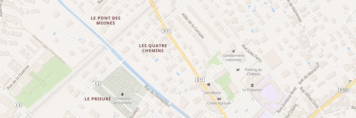 Plan du 19 Rue Marius Charles à Domène