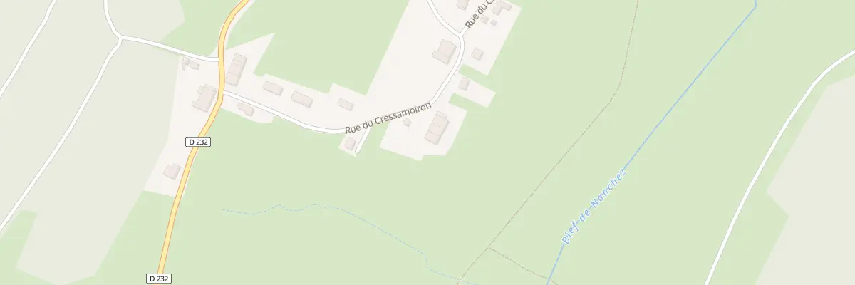 Plan du 12 Rue du Cressamoiron à Nanchez