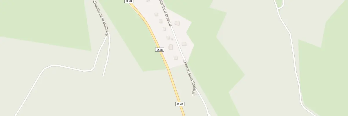 Plan du 28 Che sous Brassus à Saint-Maurice-Crillat