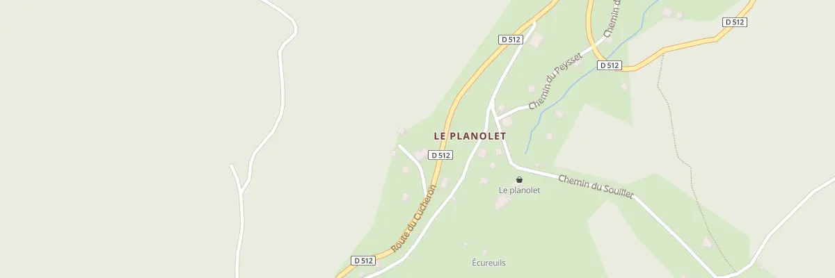 Plan du 44 Che de la Pelouse à Saint-Pierre-d’Entremont