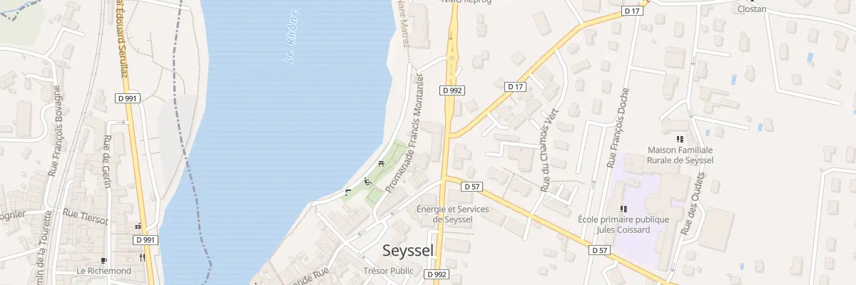 Plan du 5 Rte de Genève à Seyssel