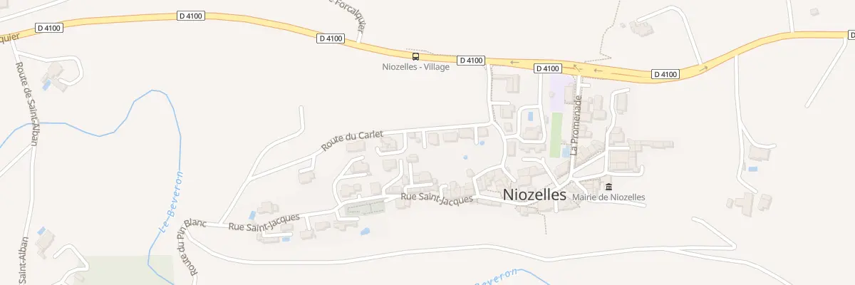 Plan du 7039 Ponchais à Niozelles