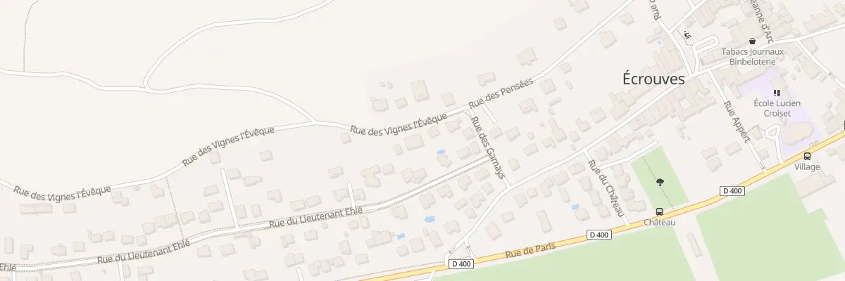Plan du 61B Rue des Vignes l’Evèque à Écrouves