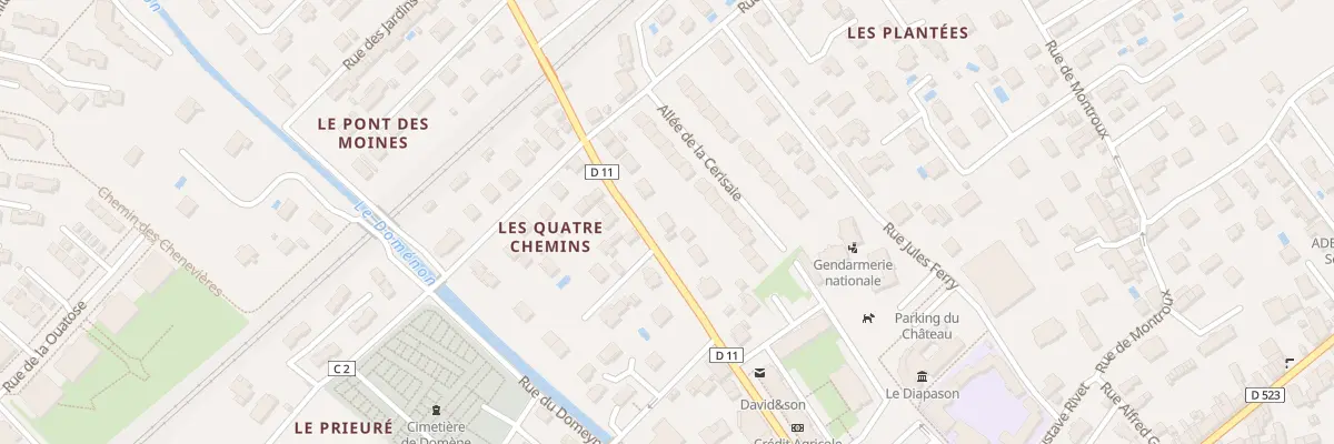 Plan du 6 Rue Marius Charles à Domène