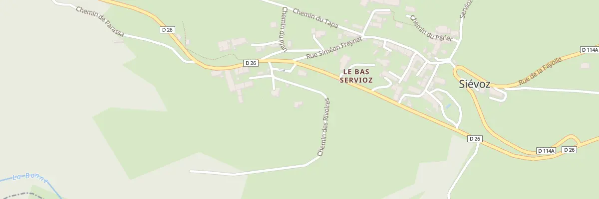 Plan du 70 Chem des Rivoires à Siévoz