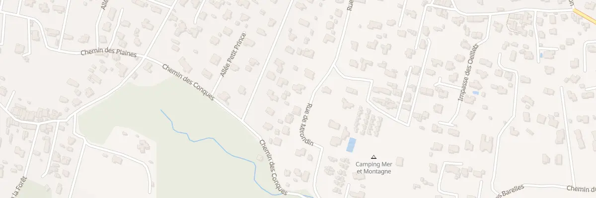 Plan du 232A Rue de Mirondin à Six-Fours-les-Plages