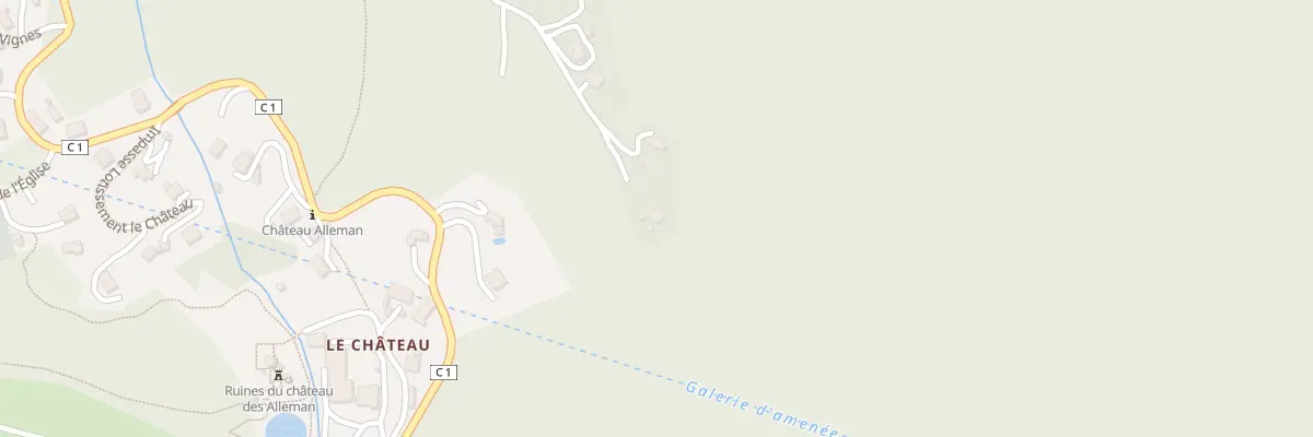 Plan du 734 Che des Gavets à Séchilienne