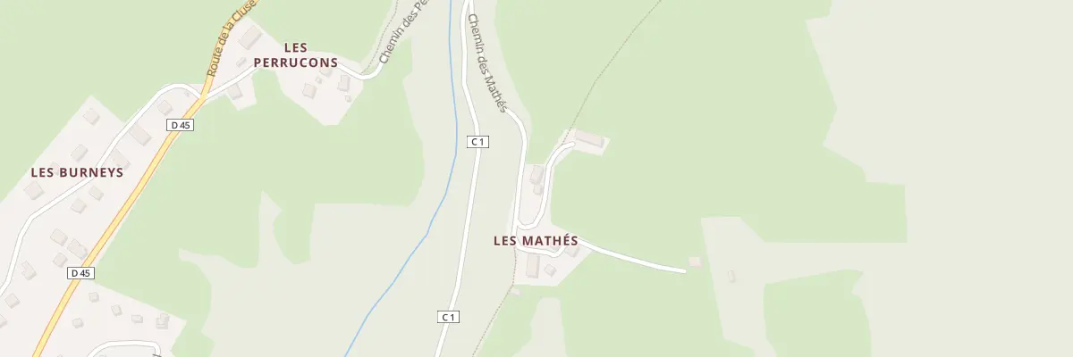 Plan du 297 Che des Mathes à Corbel