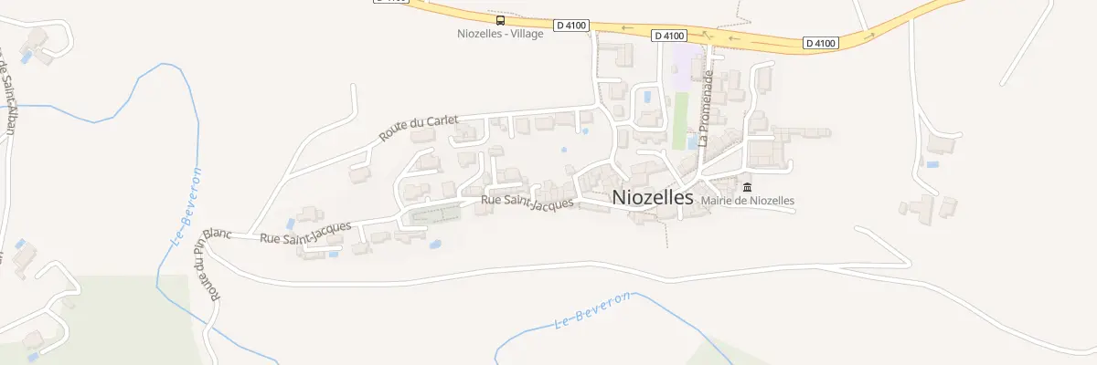 Plan du 7003 Le Village à Niozelles