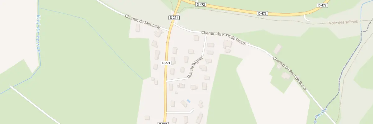 Plan du 6 Pont de Breux à Marnoz