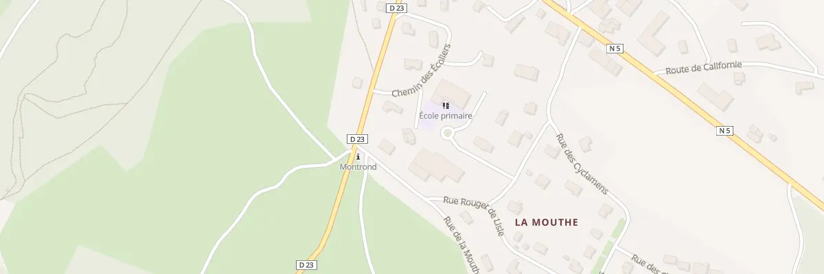 Plan du 8 Che des Ecoliers à Montrond