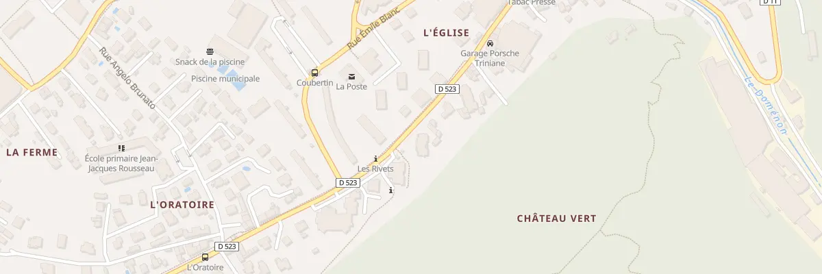 Plan du 77 Rue Jean Jaurès à Domène