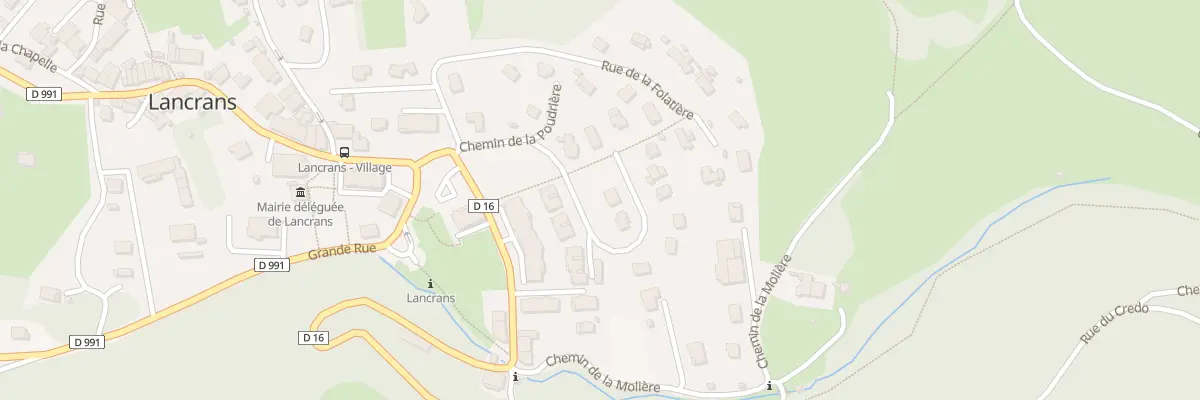 Plan du 6 Che du Champ Meunier à Valserhône