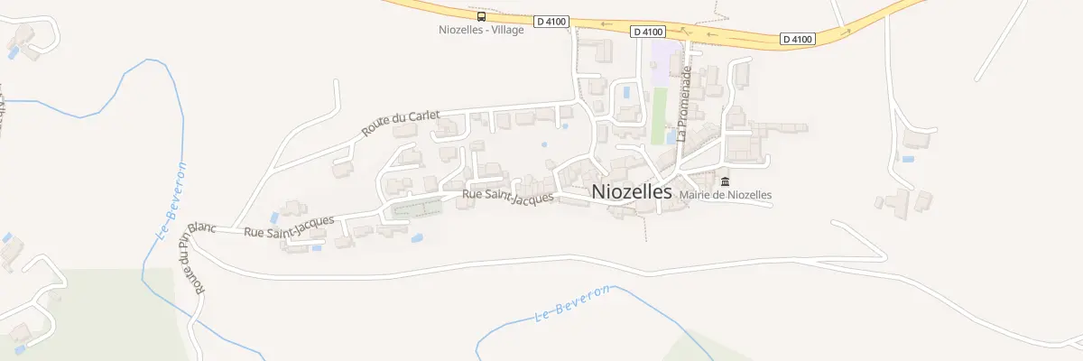 Plan du 5045 Le Village à Niozelles