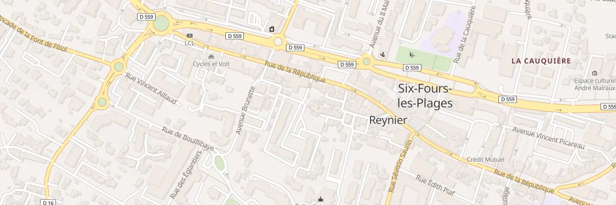 Plan du 214 Rue Brunette à Six-Fours-les-Plages