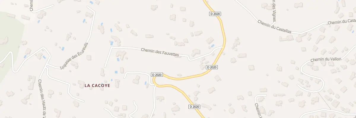 Plan du 105 Che des Fauvettes à Ollioules