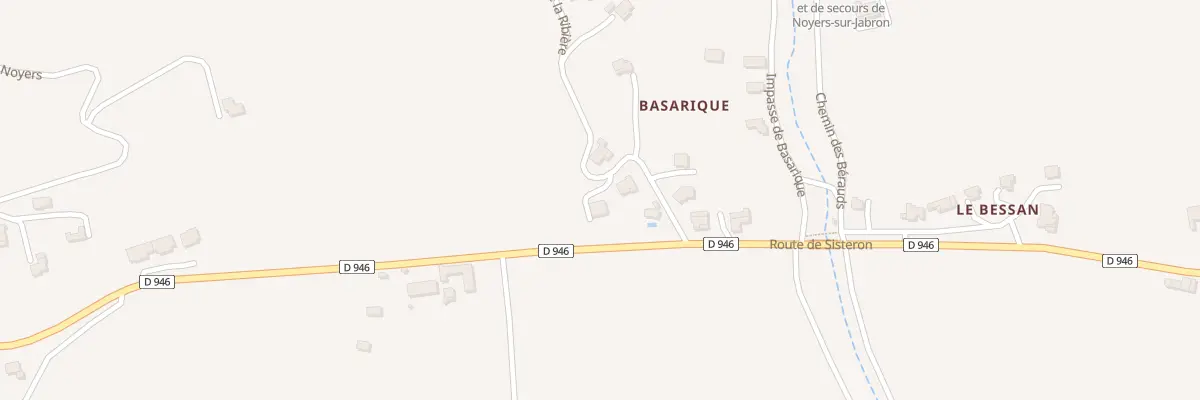 Plan du 7111 La Ribiere à Noyers-sur-Jabron