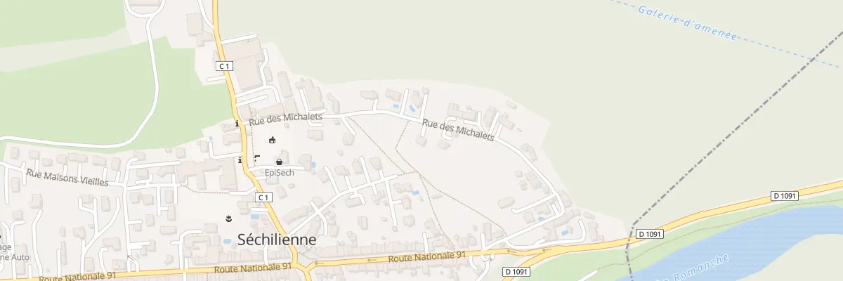 Plan du 222 Rue des Michalets à Séchilienne