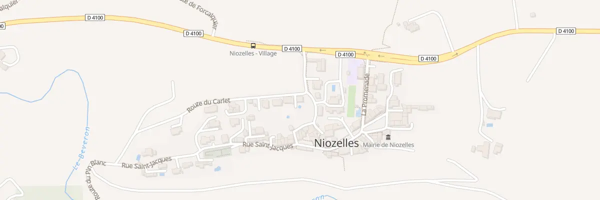 Plan du 3 Ponchais à Niozelles