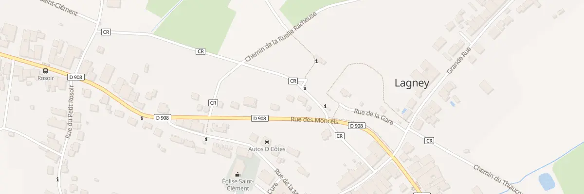Plan du 35 Rue des Moncels à Lagney