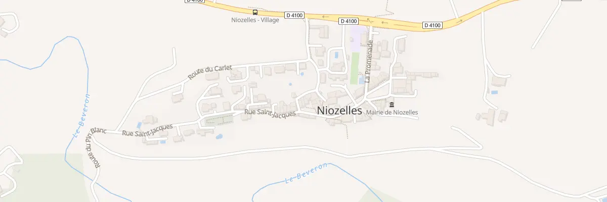 Plan du 5049 Le Village à Niozelles