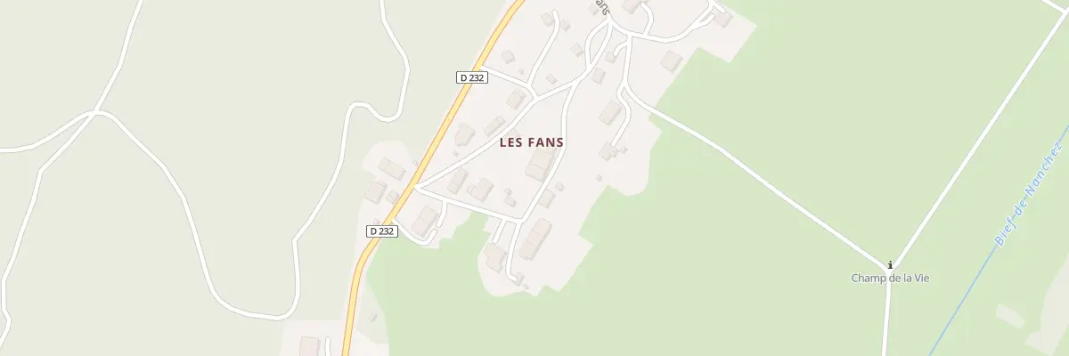Plan du 5 Qua Les Fans à Nanchez