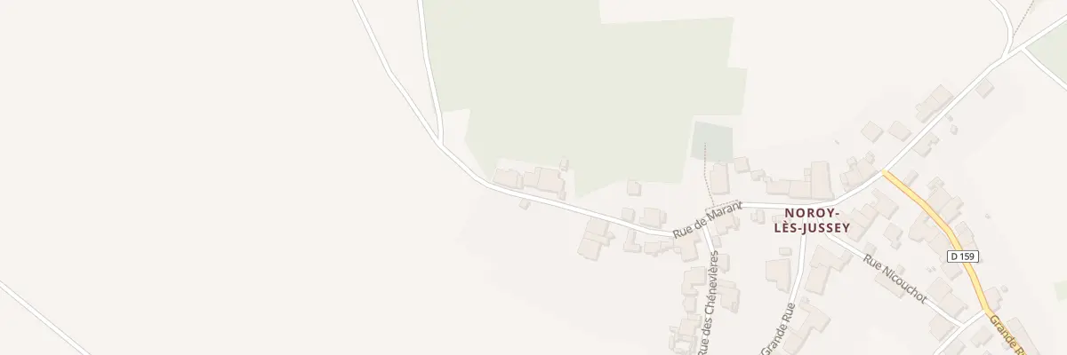 Plan du 16 Rue de Marant à Jussey