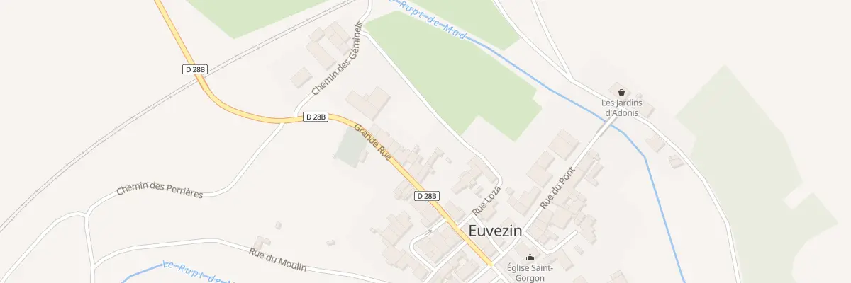 Plan du 7 Gr Grande Rue à Euvezin
