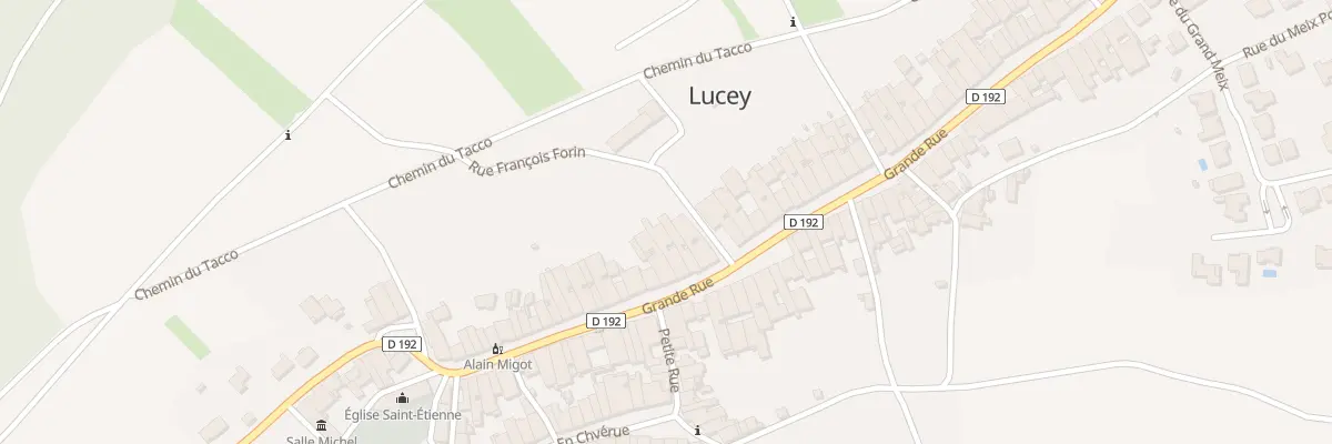 Plan du 74 Gr Grande Rue à Lucey