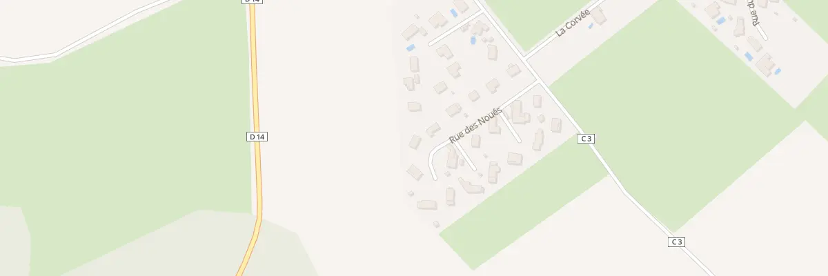 Plan du 12 Rue des Noues à Chevigney-sur-l’Ognon