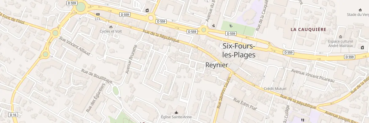 Plan du 9012 Rue Victor Hugo à Six-Fours-les-Plages