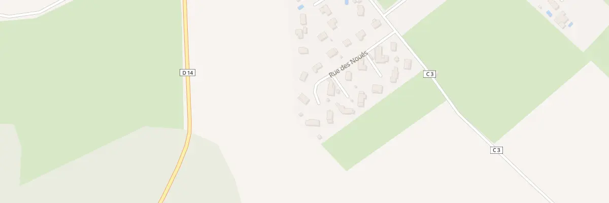 Plan du 14 Rue des Noues à Chevigney-sur-l’Ognon