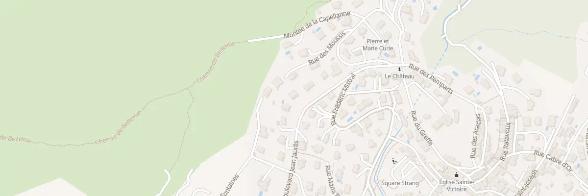 Plan du 8 Bd Jean Jaurès à Volx