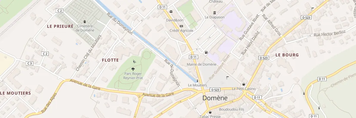 Plan du 7 Rue Marius Charles à Domène