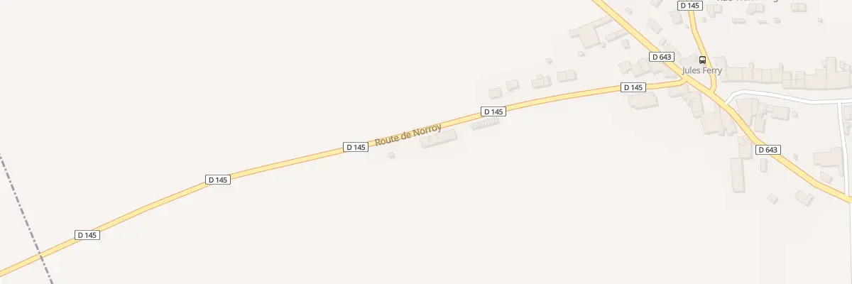 Plan du 7 Rte de Norroy à Mairy-Mainville