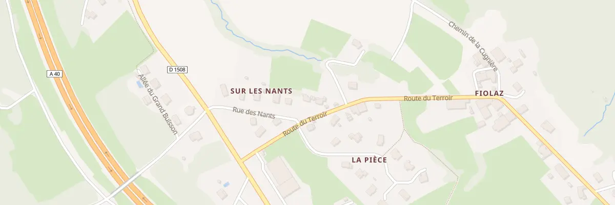 Plan de Sur les Nants à Éloise