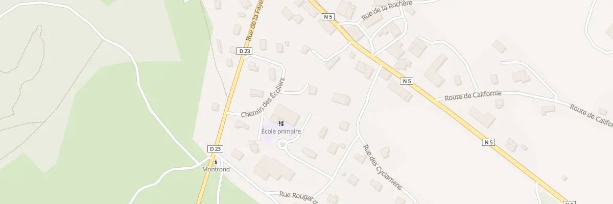 Plan du 7 Che des Ecoliers à Montrond