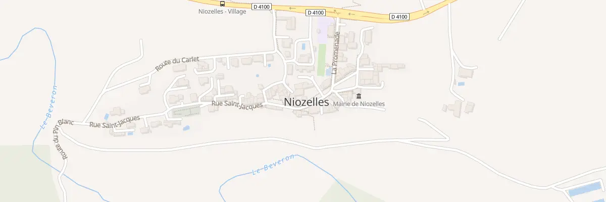 Plan du 5055 Le Village à Niozelles