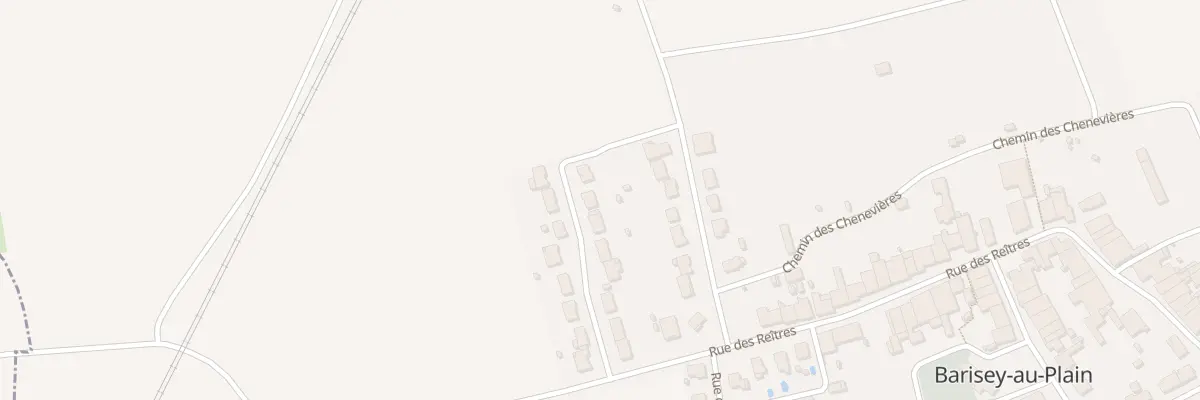 Plan du 14 Rue du Puits de Courcelles à Barisey-au-Plain