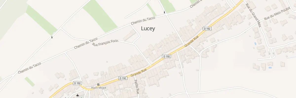 Plan du 64 Gr Grande Rue à Lucey