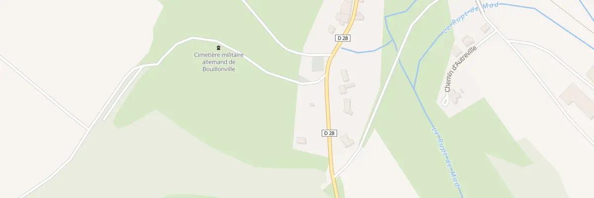 Plan du 1 Rue Principale à Bouillonville