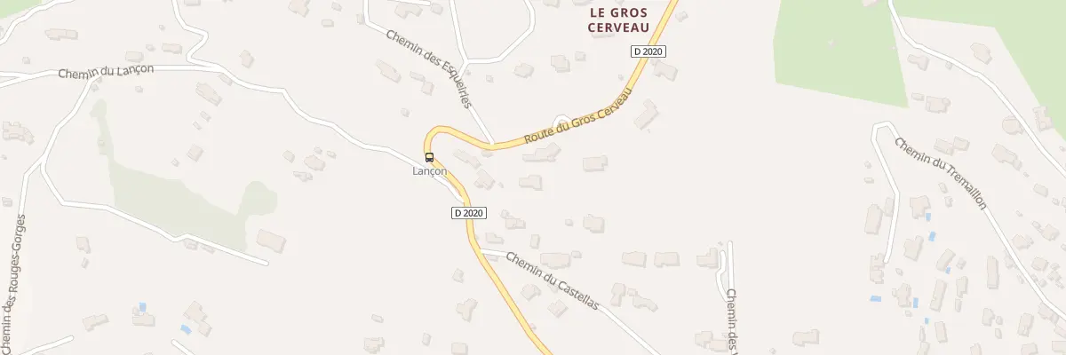 Plan du 2006 Rte du Gros Cerveau à Ollioules
