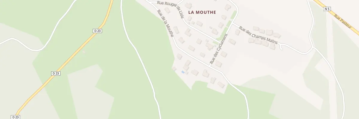 Plan du 14 Rue de la Mouthe à Montrond