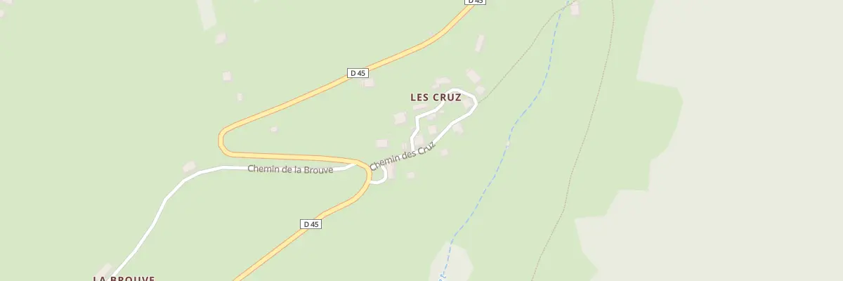 Plan du 71 Che des Cruz à Corbel