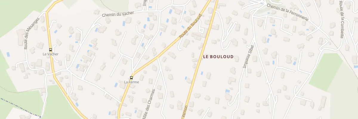 Plan du 1869 Rte du Bouloud à Saint-Martin-d’Uriage